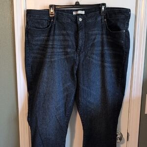 Signature by Levi Strauss Dark Indigo Straight Leg Women’s Jeans